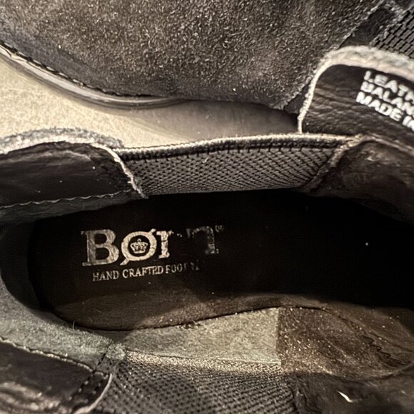 Born Laney Chelsea Boots Women's Black Suede Ankle, Size 6.5M NWOB - Picture 10 of 10